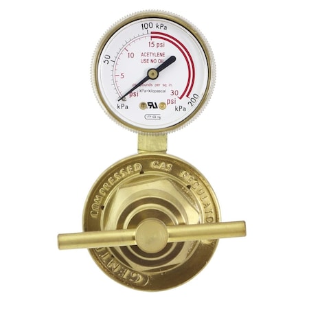 Gentec LINE REGULATORS, Line Regulator, Light Dty., Acetylene 152LY-15